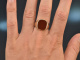 Um 1960! Klassischer Wappen Siegel Ring mit Karneol Gold 333
