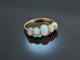 Um 1910! Sch&ouml;ner historischer Opal Ring Gold 585