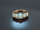 Um 1910! Sch&ouml;ner historischer Opal Ring Gold 585