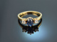 &Ouml;sterreich um 1995! Feiner Saphir Brillant Ring Gold 585