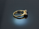 &Ouml;sterreich um 1995! Feiner Saphir Brillant Ring Gold 585