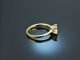 Schöner Altschliff! Solitär Diamant Ring ca. 1 ct Gold 750