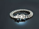 Um 1970! Schickes Vintage Herm&egrave;s Armband in G&uuml;rtelform Silber signiert