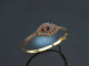 Around 1980! Beautiful garnet bangle silver gold plated