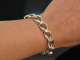 Around 1970! Heavy silver curb bracelet by Uno A Erre