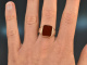 Um 1930! Schner Wappen Siegel Ring mit Karneol Gold 333