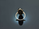 &Ouml;sterreich um 1920! Art Deco Ring mit Diamanten und Onyx Wei&szlig; Gold 585