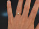 Around 1990! Classic engagement ring with diamond 0.14 ct gold 585
