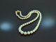 Um 1990! Feinste australische Opal Kette Gold 750