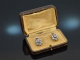 Österreich um 1890! Historische Diamant Ohrringe ca. 2,2 ct Gold 585