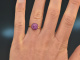 Edles Rot! Schicker Ring mit Rubinen Gold 750