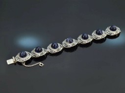 Around 1965! Chic sixties bracelet with sodalite silver 925