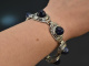 Around 1965! Chic sixties bracelet with sodalite silver 925
