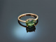 Intense Green! Ring mit grünem Turmalin Rosé Gold 750