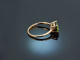 Intense Green! Ring mit grünem Turmalin Rosé Gold 750