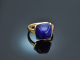 Royal Blue! Schöner Ring mit Lapislazuli Gold 585