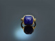 Royal Blue! Sch&ouml;ner Ring mit Lapislazuli Gold 585