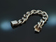 Um 1970! Massives Vintage Glieder Armband Silber 835