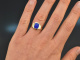 Um 1990! Hochwertiger Ring mit Lapislazuli Gold 585