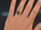 Um 1920! Art Deco Ring mit Diamant und Onyx Gold 585