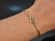 Um 1900! Jugendstil Armband mit Diamant Gold 585