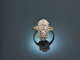 Um 1925! Art Deco Ring mit Diamanten Gold 585 und Platin