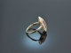 Um 1925! Art Deco Ring mit Diamanten Gold 585 und Platin