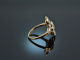 Um 1910! Historischer Ring mit Diamanten ca. 0,65 ct Gold 585 und Platin