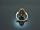 Um 1910! Historischer Ring mit Diamanten ca. 0,65 ct Gold 585 und Platin