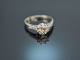 England um 1920! Art Deco Altschliff Diamant Ring ca. 0,85 ct Weiß Gold 750