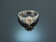 England um 1920! Art Deco Altschliff Diamant Ring ca. 0,85 ct Wei&szlig; Gold 750