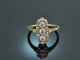 Um 1910! Sch&ouml;ner Belle Epoque Diamant Ring ca. 0,6 ct Gold 585 Platin