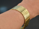 Um 1961! Hochwertiges Armband in Wabenmuster Gold 750