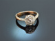 Um 1900! Historischer Diamant Ring ca. 0,7 ct Rot Gold 585