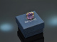 Um 1910! Edler Wappen Ring mit Amethyst Gold 585