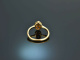 England um 1910! Ring mit Saphiren und Diamanten Gold 750 und Platin