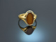Um 1910! Schöner Jugendstil Ring mit Karneol Gold 585