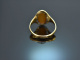 Um 1910! Sch&ouml;ner Jugendstil Ring mit Karneol Gold 585