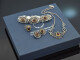 Mnchen um 1960! Trachten Schmuck Set 4teilig mit Granaten Silber 835