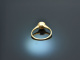 Um 1920! Schlichter Diamant Solit&auml;r Ring ca. 0,2 ct Gold 585