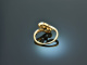 England um 1910! Feiner Ring Altschliffdiamanten Naturperle Gold 750 und Platin