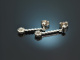 Classy Diamonds! Schlichte Ohrhnger mit Diamanten Wei Gold 585