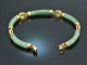 H&uuml;bsches Gr&uuml;n! Armband aus Jade und Peridot Gold 585