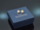 Classy Pearls! Zuchtperlen Ohrringe mit Diamanten Gold 750