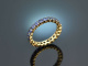 Fine Blue! Schner Rivire Ring mit Saphiren Gold 750