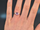 Violet! Sch&ouml;ner Amethyst Ring mit Diamanten Wei&szlig; Gold 750