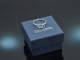 Blue Square! Ring mit Aquamarin Weiß Gold 750