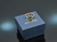 Square Green! Ring mit Peridot Ros&eacute; Gold 750