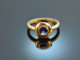 Sparkling Blue! Ring mit funkelndem Iolith Gold 750