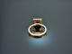 Vivid Orange! Ring with mandarin garnet gold 585